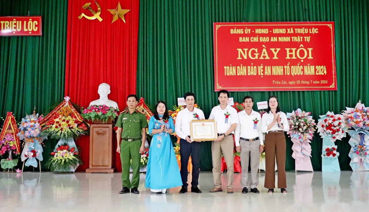 Xã Triệu Lộc tổ chức “Ngày hội toàn dân bảo vệ an ninh Tổ quốc năm 2024”.